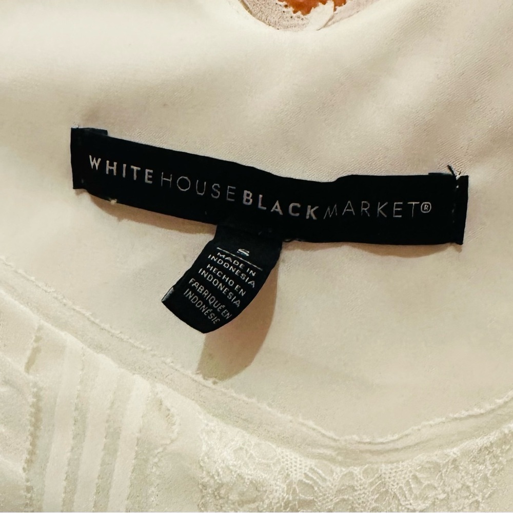 WHBM Sz S PintuckTank no stains Retail $70 - Picture 5 of 6